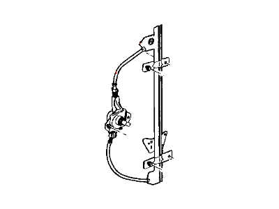 2000 Dodge Dakota Window Regulator - 55256495AH