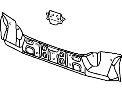 Dodge 5014462AD REINFORCEMENT Deck Opening Panel