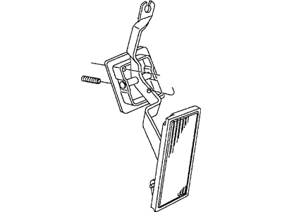 Chrysler 4591762AC PEDAL Accelerator
