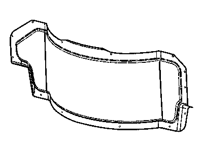 Dodge 4848582AB PANEL Fuel Tank Close Out