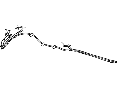 Chrysler 4814448AB CABLE Deck Lid Release