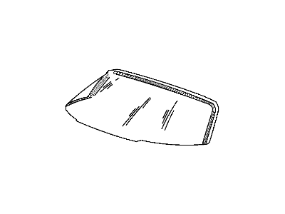 Dodge 4897447AA WINDSHIELD Shipping Assembly - 05 Lite Glass