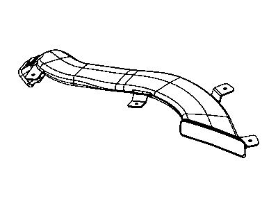 Chrysler 5058349AB DUCT Demister Right