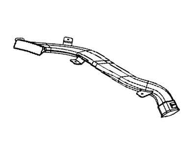Chrysler 5058351AB DUCT Demister Left