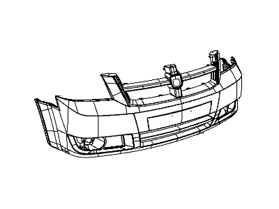 Chrysler Bumper - 1BG23TZZAA