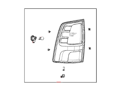 Ram Tail Light - 68088551AA