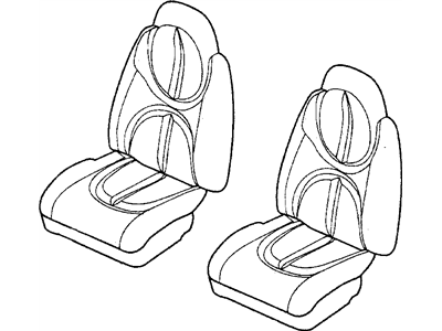 Dodge 5083702AA FRAME Front Seat Cushion