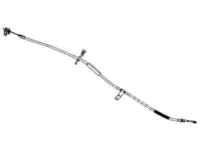 2014 Ram C/V Parking Brake Cable - 4779807AD