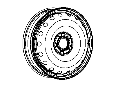 Dodge 52124856AA Spare Wheel