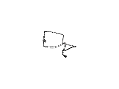 Jeep 52129122AC TUBE Brake HCU To Right Front Hose