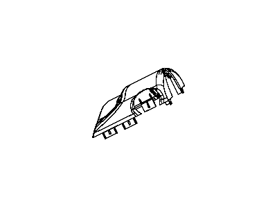 Dodge 1HF76DK7AA SHROUD Steering Column Upper