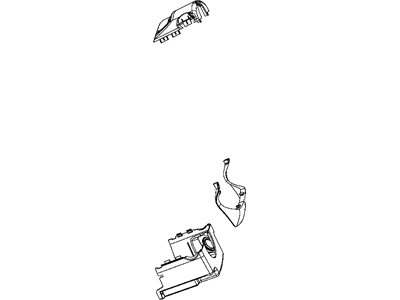 Dodge 1BB10DK7AD SHROUD Steering Column