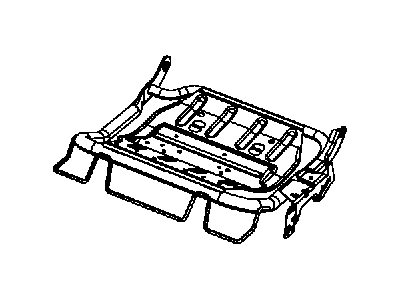 Dodge 68044741AA FRAME Seat cushion