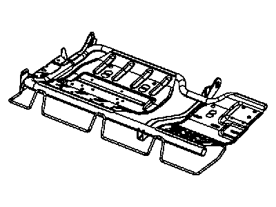 Dodge 68045076AA FRAME Seat cushion