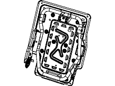 Dodge 68042300AA FRAME Rear Seat Back