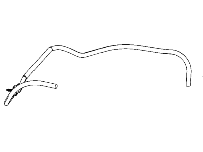 Ram 68084831AB HOSE Coolant Recovery Bottle