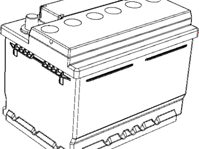 Dodge BA096R590W BATTERY Storage