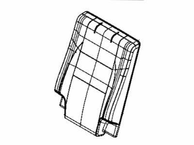 Dodge 6QR80JR1AA COVER Rear Seat Back 3rd Row