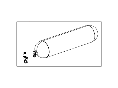 Ram 68139894AB TANK Fuel Compress Natural Gas