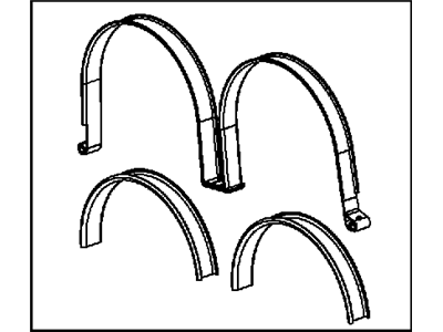 Ram 68139897AB STRAP Fuel Tank