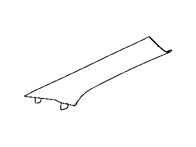 Dodge 1GG51DX9AE MOLDING A PILLAR