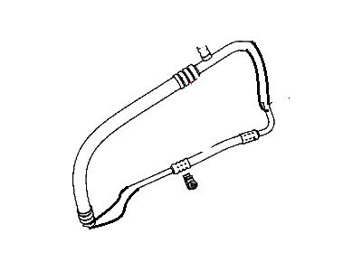Jeep Wrangler A/C Hose - 68110648AE
