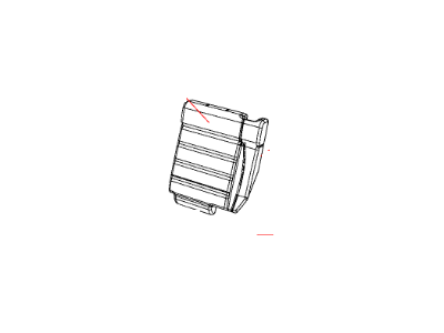 Jeep 1YG53KX1AA COVER Seat Back Left