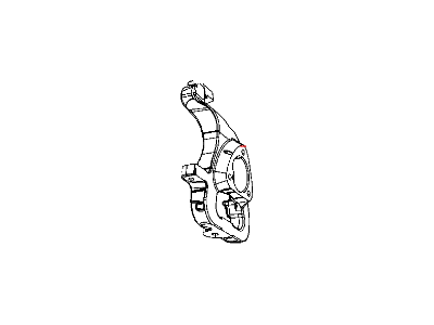 Ram 68032004AE KNUCKLE Front
