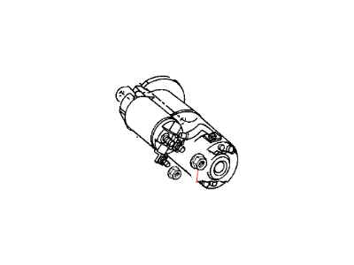 Jeep Wrangler Starter Motor - 56041013AE
