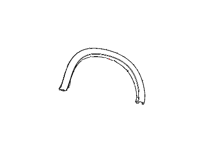 Mopar 1FV94CDMAC Molding Wheel Opening Flare