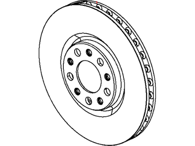 Mopar 68137552AA Hub And Bearing Brake Front