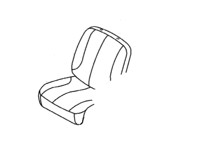 Mopar ZB121DVAA Cover Front Seat Cushion Passenger