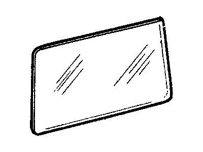 Jeep 55175430 GLASS Front Door
