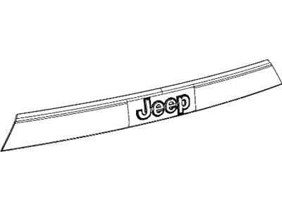 Mopar 5LL22AXRAA Applique License Lamp
