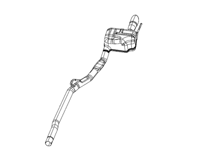 Jeep Muffler - 68372370AB