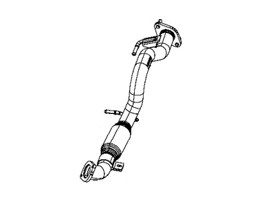 2019 Jeep Compass Exhaust Pipe - 68381662AA