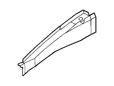 Dodge 5018560AB BEAM PACKAGE Front Fender Shield