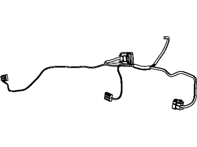 Mopar 68046011AA Wire Harness, Rear