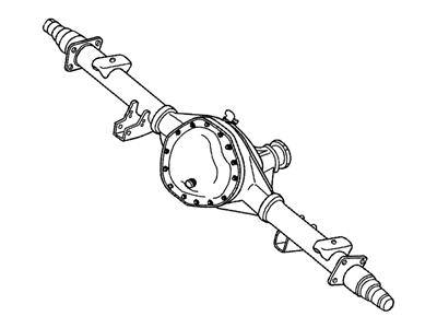 Dodge 5127619AB AXLE Service Rear