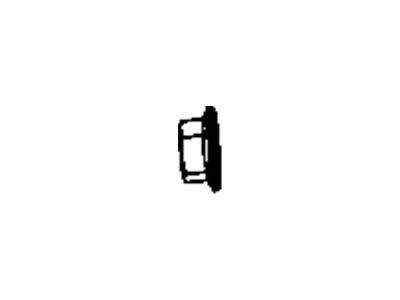 Mopar 6509298AA Axle Nut, Rear