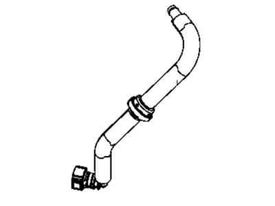2013 Chrysler 200 Brake Booster Vacuum Hose - 4581552AA