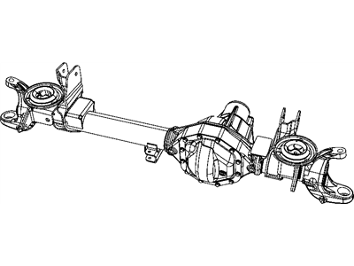 Ram 68034343AB AXLE Service Front