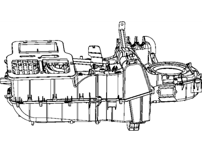 Chrysler 68019147AA HOUSING KIT A/C and Heater