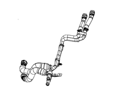 Jeep Wrangler Radiator Hose - 68402134AC