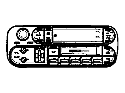 Dodge 56038931AB RADIO AM/FM Cassette