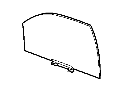 Mopar 55136003AC Glass Front Door