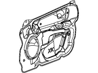 Jeep 55396678AG WATERSHIELD Front Door