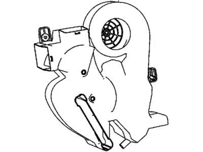 Ram 68261530AA HOUSING A/C and Heater Upper
