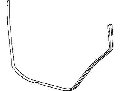 Jeep 55397008AC CHANNEL REAR DOOR LOWER