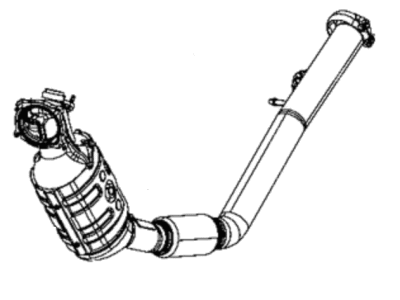 Jeep Wrangler Catalytic Converter - 68311148AD